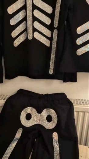 Sometimes it's HEXcellent having your own vinyl cutter 🦴 This Halloween Alice has made herself and her husband these SPOOKtacular ☠️ DISCO SKELETON ☠️ outfits! Using iron-on vinyl to create these BOOtiful outfits! We are obsessed 🦇 🎃 HAPPY HALLOWEEN FROM TEAM FLUX 🎃 | Flux Laser & CNC Studio