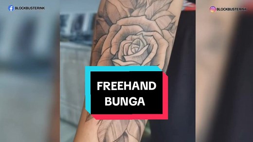 Billy Lawrence Freehand Tattoo of Bunga
