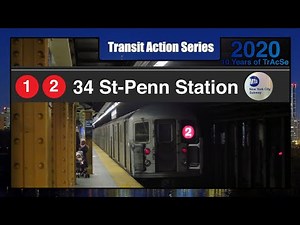 Manhattan: 34 Street-Penn Station (R62, R62A, R142) - MTA NYC Subway TrAcSe 2020