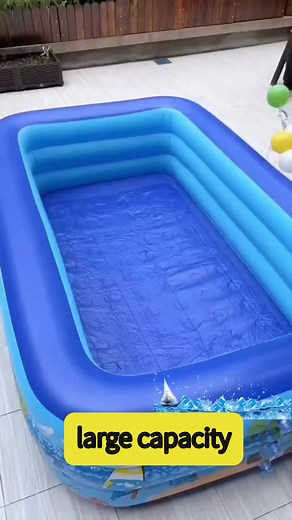 3 Layer Inflatable Family Swimming Pool for Kids