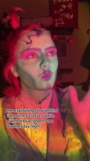 but ya know. why not. #college #dragking #alien #alternative #queer