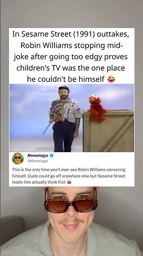 In Sesame Street (1991), Robin Williams Goes Too Far for Kids TV