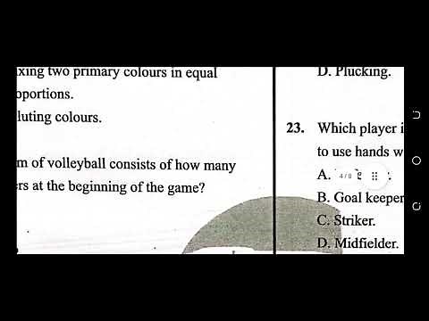 KPSEA REVISION: CREATIVE ARTS GRADE 6 2025