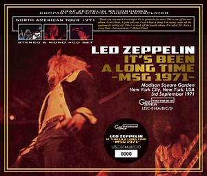 Led Zeppelin - It's Been A Long Time - MSG 1971