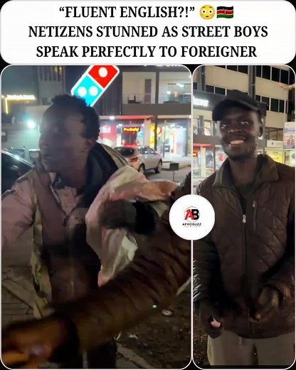 Kenyan Street Boys Surprise Foreigner With Fluent English