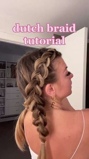 most requested tutorial! ✨💕🌸 #easyhairstyles #easyhairtutorials #hairturtorial #dutchbraids #frenchbraidtutorial #frenchbraids