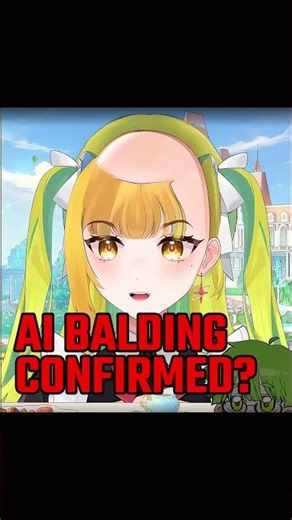 bald ai confirmed #vtuber #vtubermemes #vtuberclips