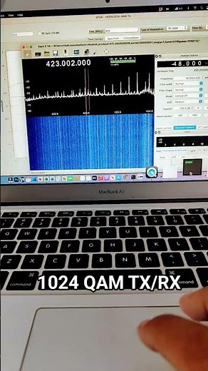 Digital Modulation Schemes QPSK | 16-QAM | 64-QAM | 1024-QAM HackRF and RTL- SDR #shorts #viral