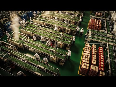 “Inside the Tea Factory: From Fresh Leaves to Delicious Tea Packs (Full Process)”