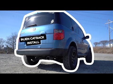 INJEN CATBACK EXHAUST INSTALL