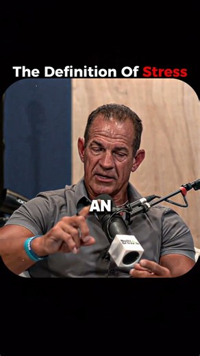 The Definition Of Stress 🥵 #podcast #healthoptimization #health #mindset
