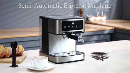 Professional Commercial Semi-automatic Espresso Coffee Machine for Business Use in Cafe and Restaurant