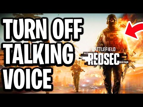 How To Turn Off The Talking Voice In Battlefield RedSec - Menu Narration