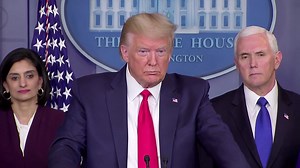 肺炎疫情：特朗普记者会上强调“中国病毒” - BBC News 中文