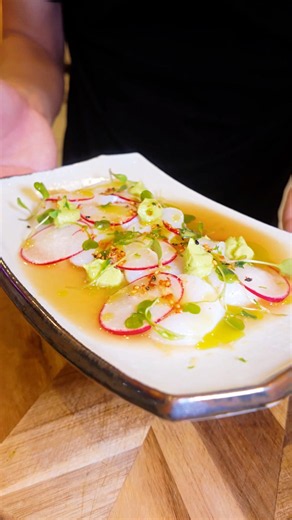 Homemade Scallop Carpaccio Love ✨