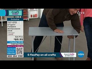 Origami Foldable Multipurpose Desk