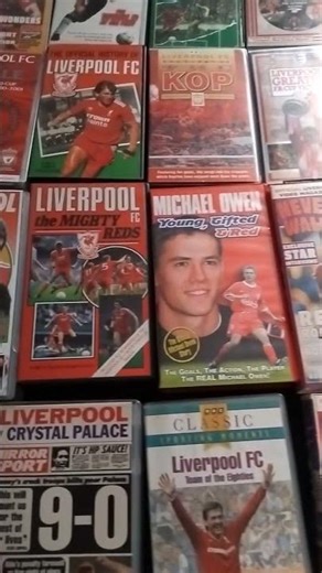 My Liverpool FC VHS Collection.