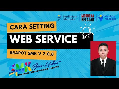 Cara Setting Web Service Dapodik ke e-Rapor SMK 2025 V.7.0.8