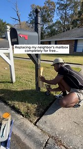 1.7M views · 15K reactions | Let’s replace my neighbor mailbox… | Martha Amalia | Facebook