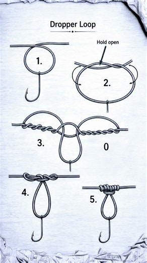 🎣 Mastering the Dropper Loop: A Must-Know Fishing Knot!