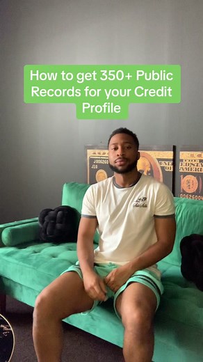 How to get 350 Public Records assigned to your Credit Profile for free (Educational Purposes) #fyp #credit #finance