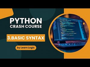 03. Basics Syntax: Comments, Print Statements & Variables | Python Crash Course