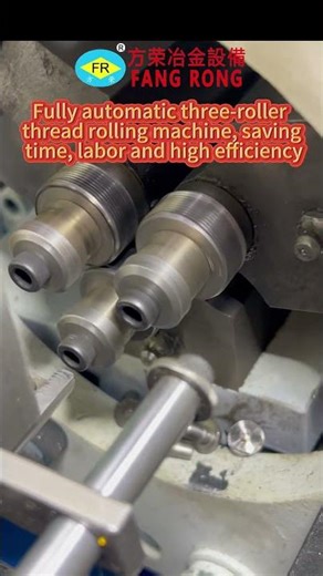 Fully automatic three roller thread rolling machine