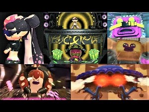 【全ボス戦 : エリア1～エリア5】 攻略 ヒーローモード スプラトゥーン2 Splatoon 2 "Hero Mode All Boss Battles"