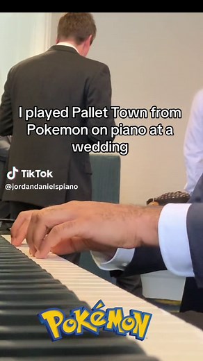 Pokemon Piano Performance at Wedding