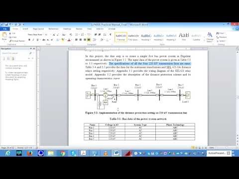 Distance protection setting using SEL 421 relay model
