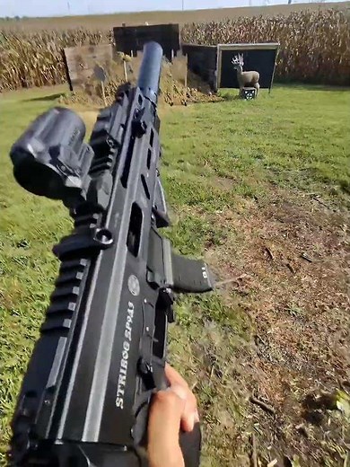 Stribog SP9A3 POV with Rugged Obsidian 9mm suppressor.