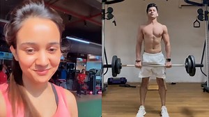 Fitness Swag: Workout video of Siddharth Nigam & Ashi Singh after Aladdin ending goes viral on social media, fans can't stop admiring the two