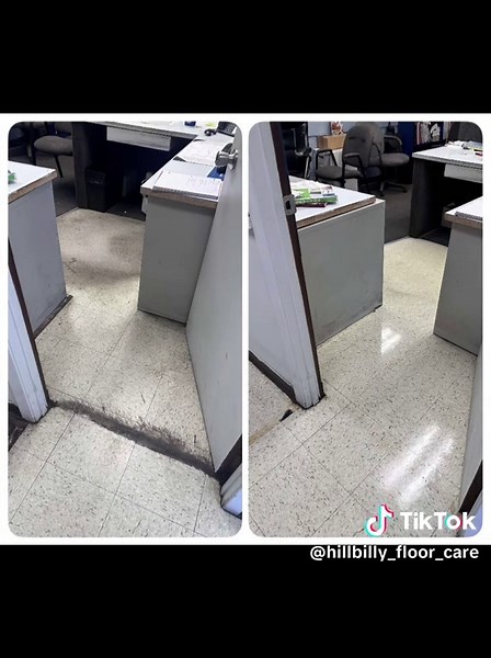 #hillbillyfloorcare #strip #wax #clean #shine