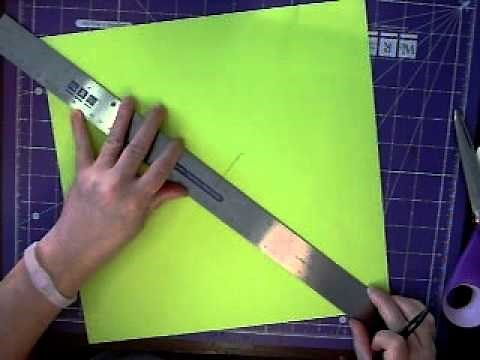 Paper Box Demonstration Episode #1 Make boxes from regular cardstock!!