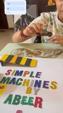 Simple Machines Working Model 3D Science Project Lever, Wheel ,Axle,Wedge,Pulley #modelengineering