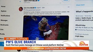 10K views · 47 reactions | Prime Minister Scott Morrison (ScoMo) has reached out directly to Chinese citizens on social networking platform WeChat as tensions between Canberra and Beijing grow over a doctored image of an Australian soldier killing an Afghan child. | Sunrise | Facebook