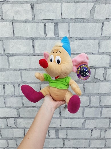 Vintage Disney Story Cinderella Gus Mouse Plush Toys 12" Collectible Kids Baby Toy - Etsy