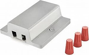 WAC Lighting H Track 120V Floating Canopy Connector to Power Track from Electric Box for H Style 3-Wire Track Systems in Brushed Nickel