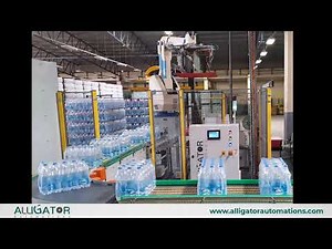Robotic Palletizing Shrink Water Bottle Pack