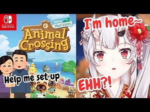 Ayame Visits Home and Finds Her Parents Playing Animal Crossing Together