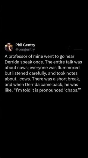 derrida, cows, and the lesson of chaos | Subscribe for more #motivation 😊👍