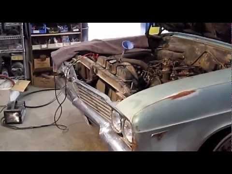 1965 Buick Skylark 300-V8 engine runs 1st time in 20-years