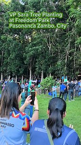 126K views · 5.4K reactions | With VP Sara Z. Duterte tree planting at Pasonanca Freedom Park #1milliontrees #ZamboangaCity #vloggersofonemindanao #ZamboangaPeninsula | Boss Hams | Facebook