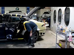 Rebuilding a Wrecked 2015 Tesla Model S Replacing Aluminum Quarter Panel