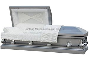 [Hot Item] Cheap and Affordable Steel Caskets Funeral Metal Equipment Casket Funeral Products