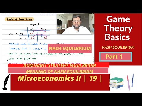 [Game Theory Introduction] | Dominant Strategy Equilibrium | Meaning of Nash Equilibrium | 19 |