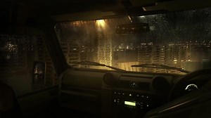 Night City From The Car Back View Live Wallpaper - WallpaperWaifu