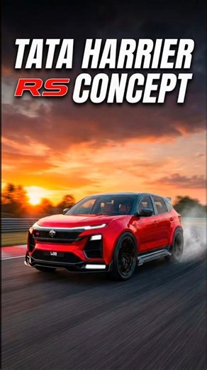 Tata Harrier RS Concept Visualisation | Futuristic Performance SUV | #tata #harrierev #tatasierra