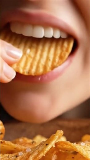 Perfect Crunch ASMR Chips #asmr #asmrsounds #asmrvideo #discover #shortvideo #cips #chips