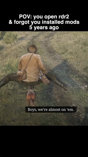 Mike Embear on Instagram: "I forgot I had all these mods installed 5 years later in Red Dead Redemption 2 😂😂 #reddeadredemption2 #funny #clips #memes"